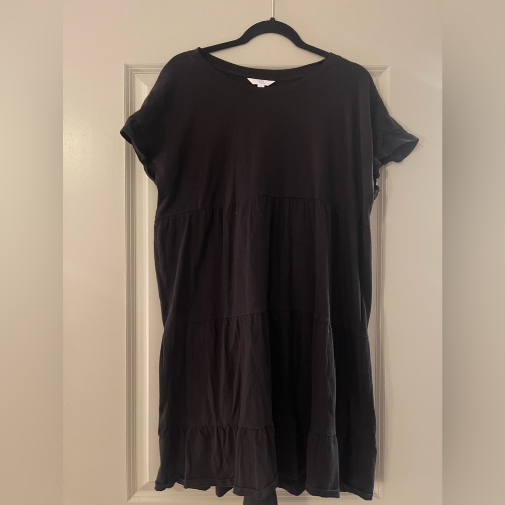 Time and tru tiered t shirt dress